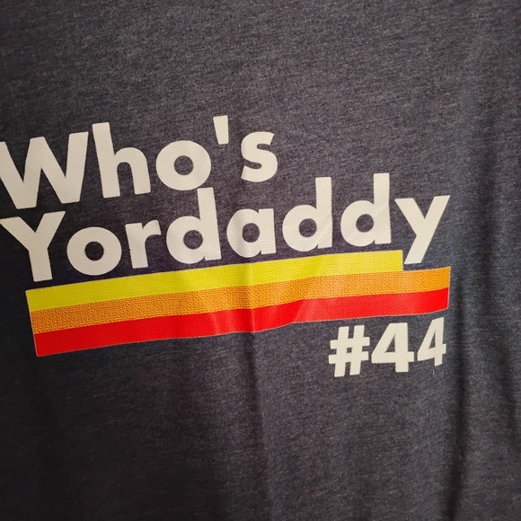 Yordaddy Astros T-shirt (XL) - Picture 2 of 3